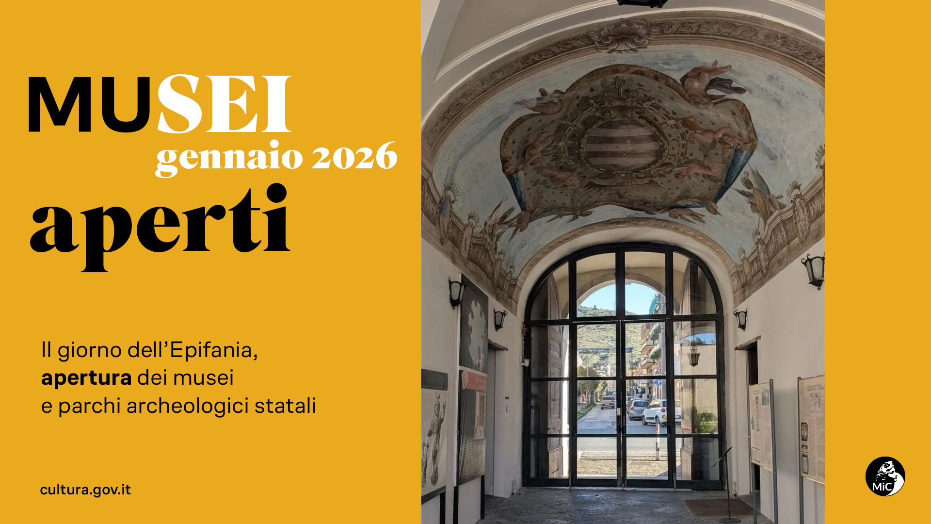 6 gennaio 2026 - Apertura festiva al Museo archeologico nazionale di Calatia